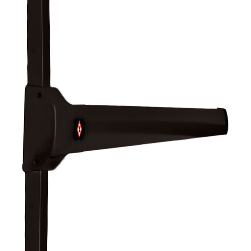 JPM - Serrure anti panique pushbar 90 1 a 3 points 845 mm Couleur - Noir, Nombre de Points - 2 points