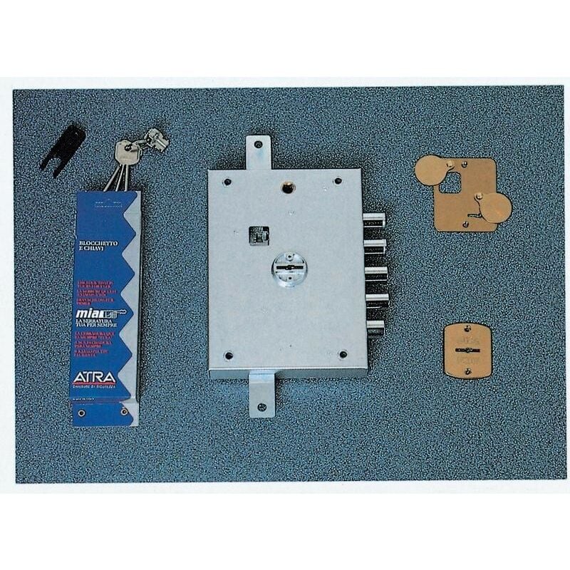 Serrure antivol triple à double panneton pour portes blindées à appliquer sur art.6112-1 si - Salon