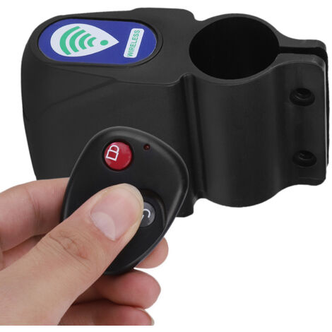 Serrure antivol vélo à alarme sans fil avec télécommande - Sécurité renforcée pour vélos