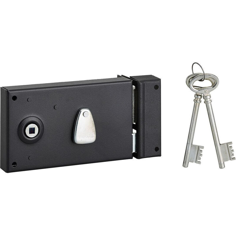 Ateliers 28 - Serrure Applique Horizontale inventiv - 140x82mm - Sécurité Porte/Fenêtre