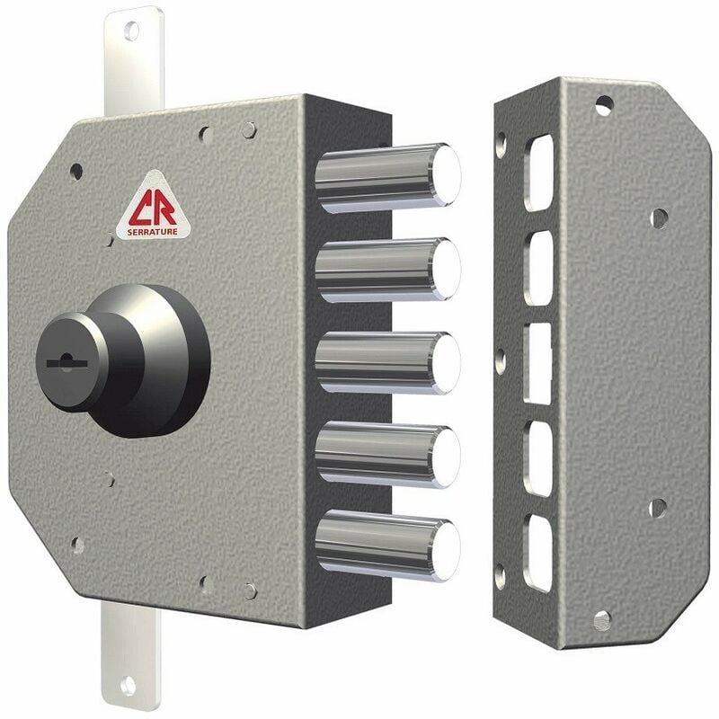 Serrure de sécurité antivol triple avec cylindre de pompe cr art.3800 - Salon