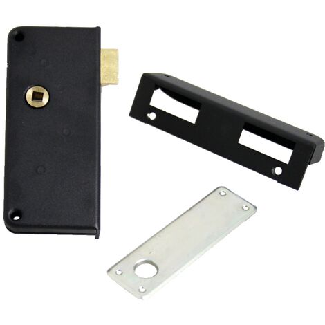 JPM Serrure - Serrure en applique à fouillot extra-plate 446 Axe 40 mm droite