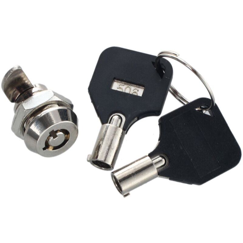 Serrure à Came FiletéE Quart de Tour 12 Mm pour Casier Tiroir
