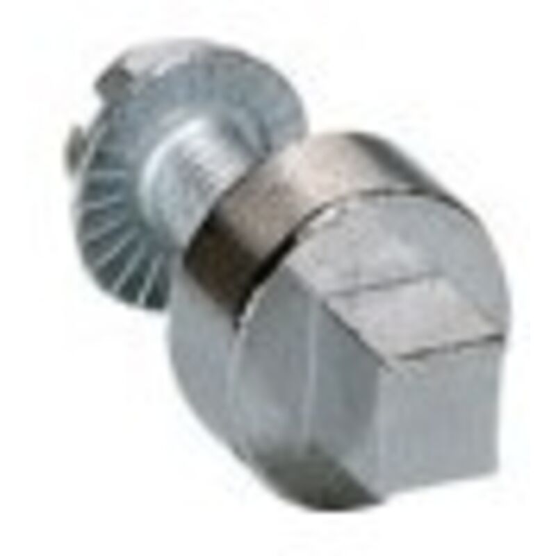 Serrure carré mâle 7mm chromée + clé IP5-6 pour coffret vega d et univers Hager FZ503