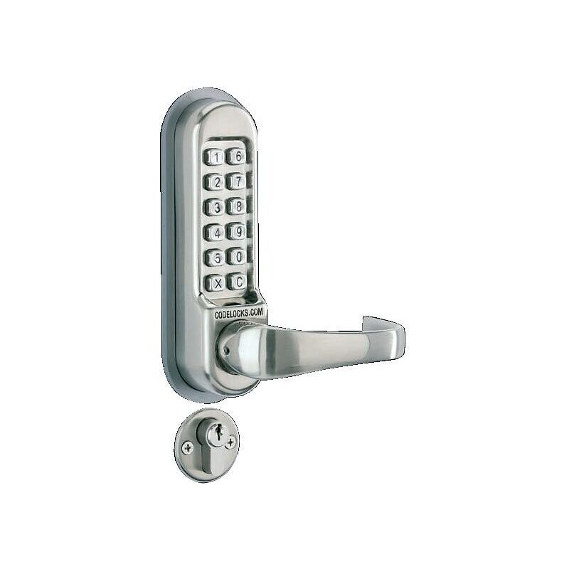 Normbau - Serrure à code mécanique Codelocks standard série 500 acier inox pvd