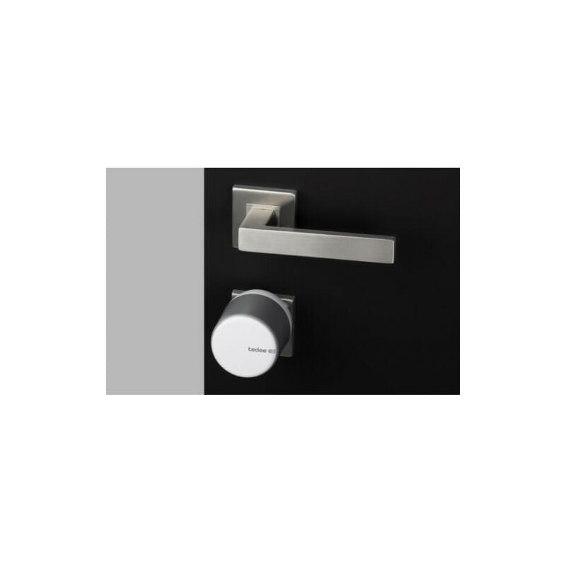 Serrure connectée TEDEE GO Blanc Blanc Argent Cylindre bouton
