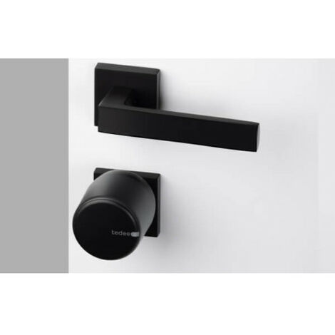 Serrure connectée TEDEE GO - TEDEE Noir Noir Argent Cylindre bouton
