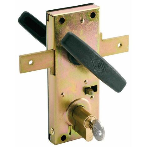 Serrure Cvl 11b/m avec poignée pour portes basculantes