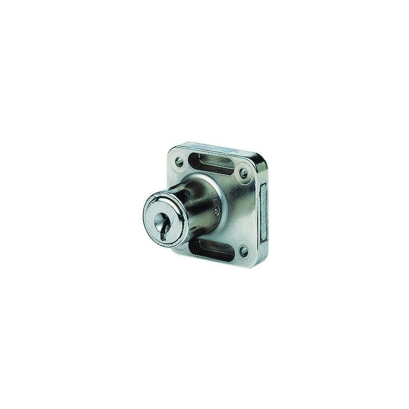 Serrure de meuble 4464 acier - gauche - clé - hauteur : 22 mm - varriure : varié - VACHETTE
