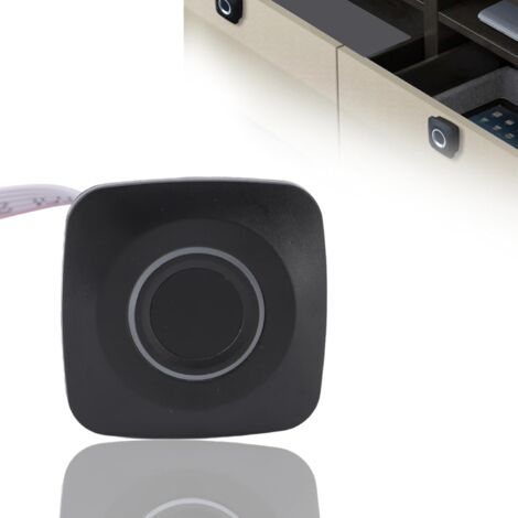 Serrure d'armoire à empreintes digitales, serrure de tiroir à empreintes digitales biométrique intelligente, chargement sans clé, utilisation au bureau à domicile