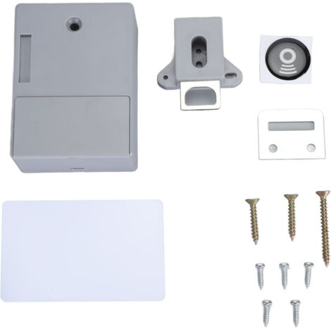Serrure d'armoire cachée NFC, accès facile par carte, Installation Simple et sécurisée pour placards, tiroirs, armoires