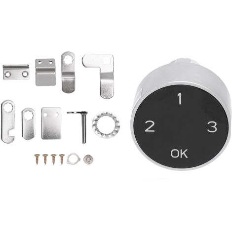 Serrure d'armoire intelligente 1-12 mot de passe numérique coffre-fort écran tactile sans clé codé électronique pour boîte aux lettres armoires en bois