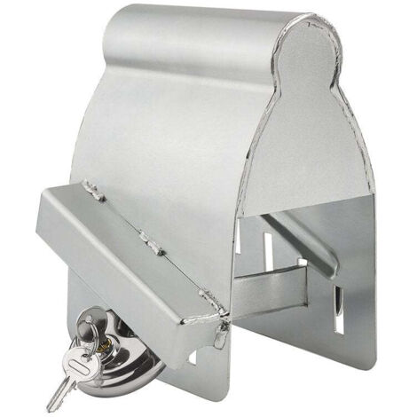 Serrure d'attelage attelée avec serrure à disque