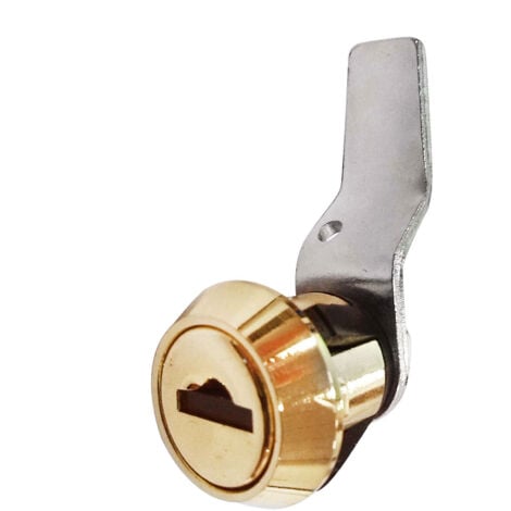 ALFA DYSER Serrure de boîte aux lettres à pression incurvée dorée Ojmar