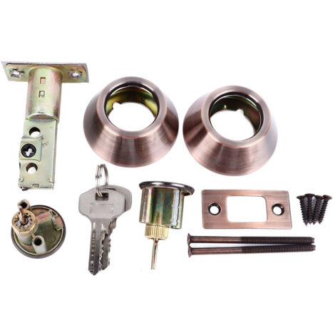 Serrure de bouton de porte, Protection universelle, clé d'entrée, intérieur Double face pour la maison