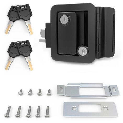 Serrure de camping-car en alliage de zinc à ouverture intérieure et extérieure, serrure de panneau de voiture de type boîtier, serrure technique spéciale, serrure de porte mécanique