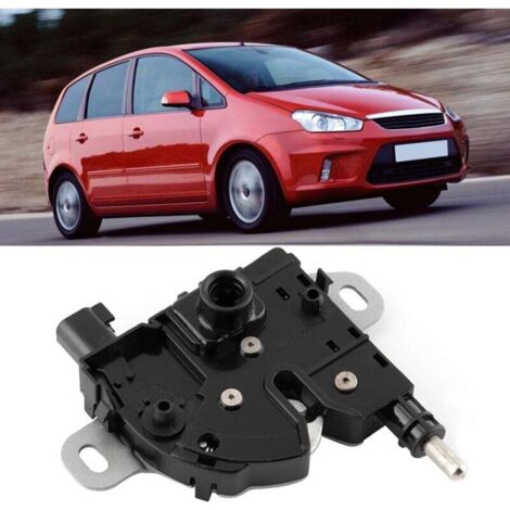 Serrure de capot Qiilu, mécanisme de verrouillage de capot noir pour Focus/C-Max (OE : 3M5116700BC)