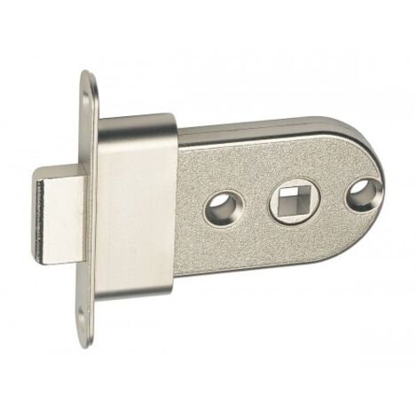 Serrure de caravane à encastrer 1571 avec pêne dormant - axe 55 mm - carré de 8 mm - JUNIE