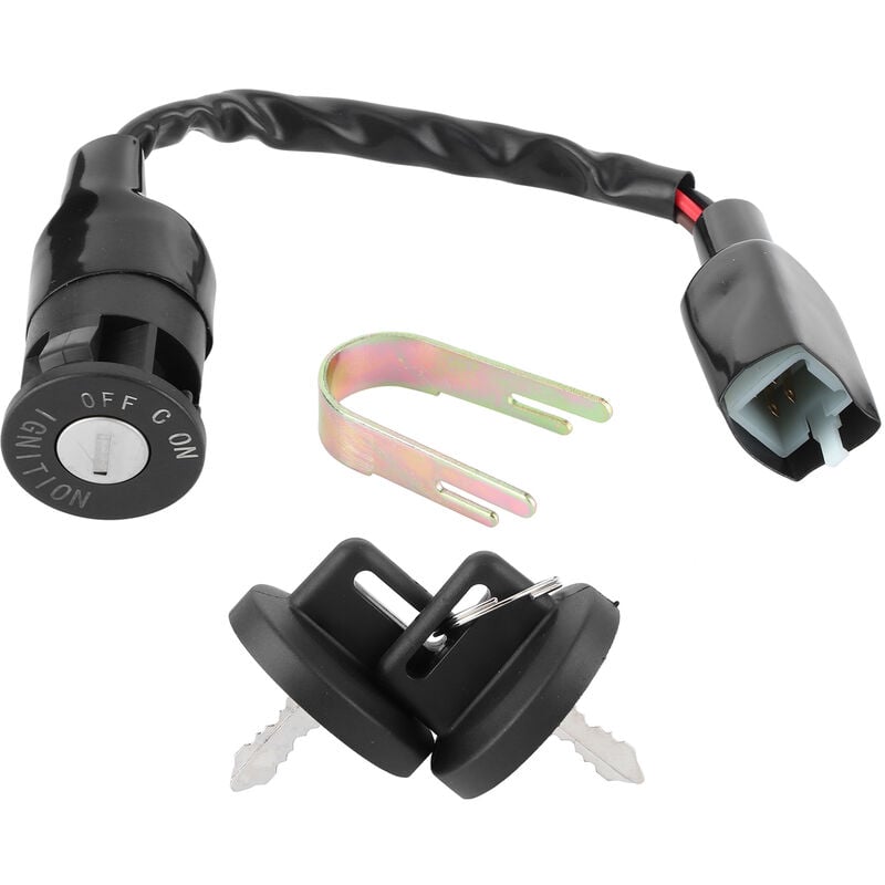 Jeffergarden - Serrure de commutateur d'allumage avec remplacement de 2 clés pour Polaris Sportsman 90 20012014
