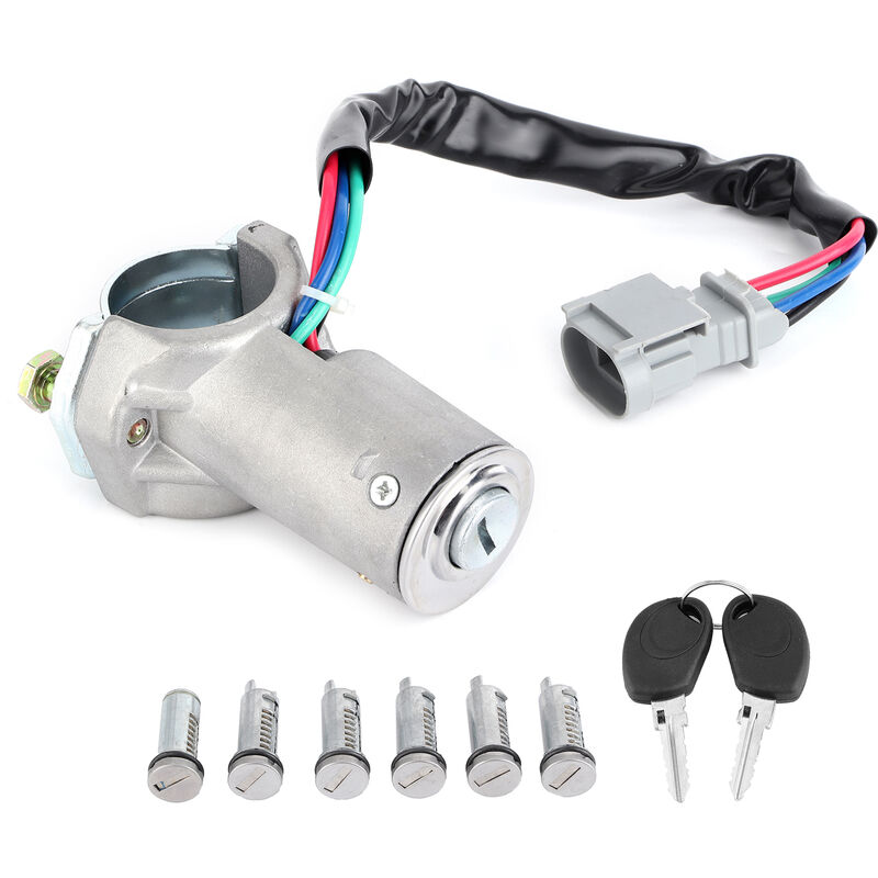 Jeffergarden - Serrure de contacteur d'allumage avec 2 clés 2992551 Remplacement pour Iveco daily 1999‑2006