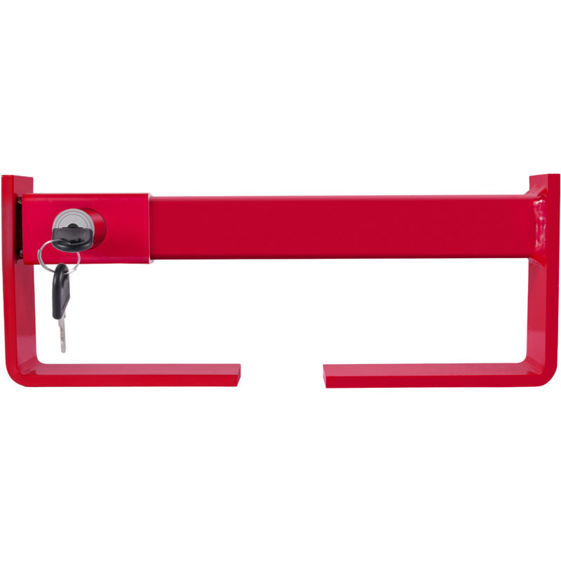 Serrure de conteneur de fret Mophorn 9,84'-17,32' Serrure de porte de semi-remorque en acier réglable avec 2 clés, serrure à ressort à revêtement en