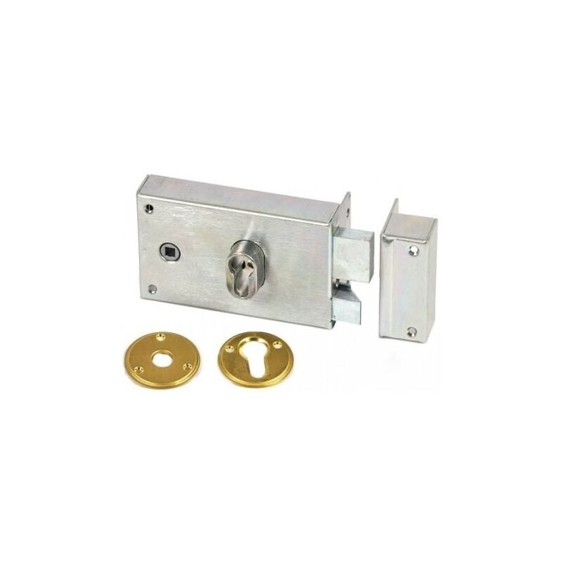 Serrure de portail 7417 7 MM - lanthane - droite - VACHETTE