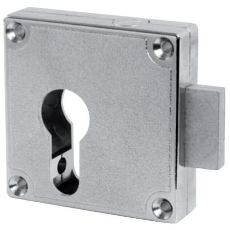 Serrure de meuble à cylindre européen axe 40 mm - DEVISMES