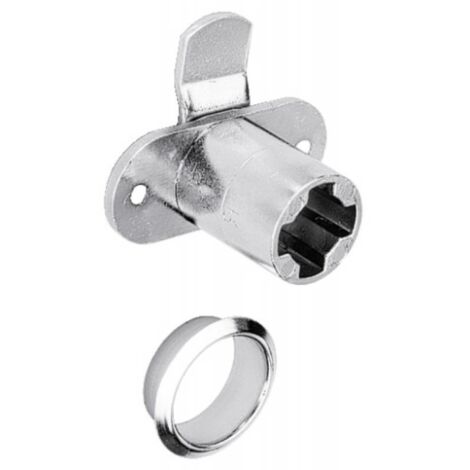 Serrure de meuble à levier à cylindre seule - Prestige 2000 pour cylindre interchangeable Z23 Ø18 - LEHMANN