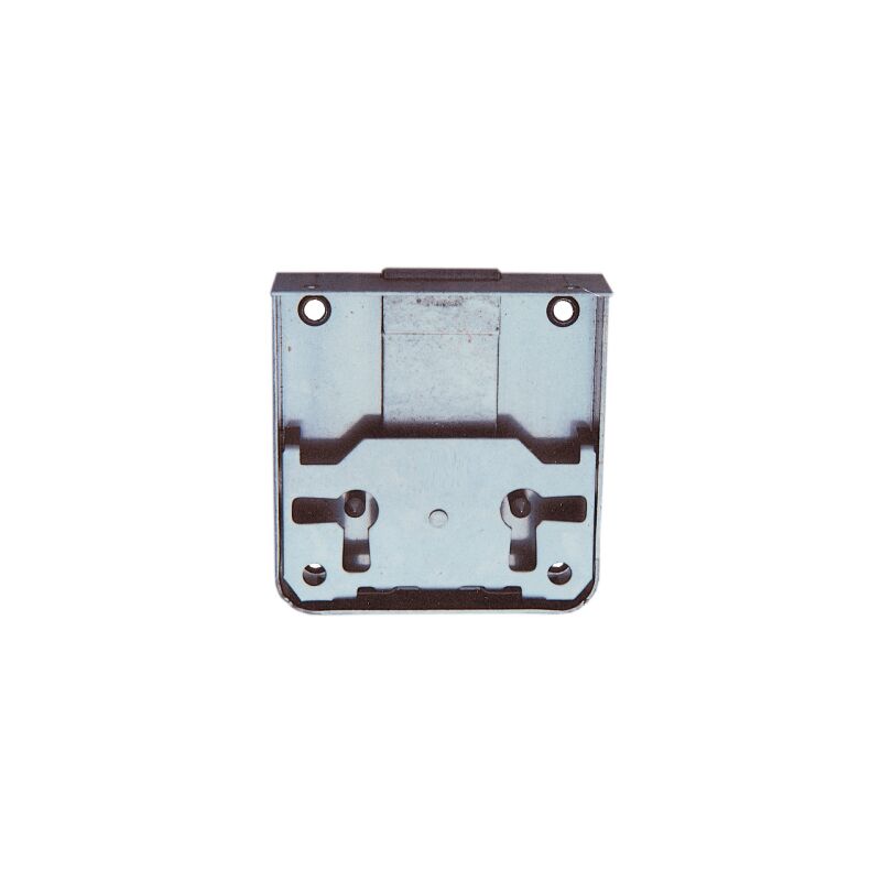 Ferramenta1.com - Serrure de meuble avec dossier demi-coffre 25 mm en acier poli sous blister