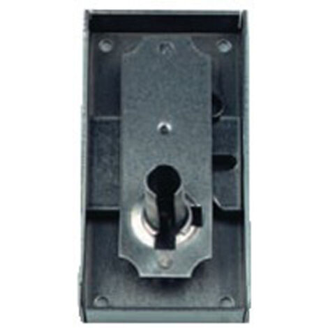 Serrure de meuble fer 528F axe 15mm sans clé gauche - DEVISMES - 3527215S