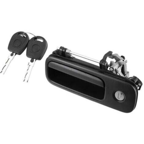 Serrure de poignée de hayon 1 pièce + 2x clés pour Volkswagen Golf 4 Polo 6N, poignée de porte arrière de voiture poignée de hayon 1J6827565B