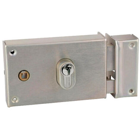 Serrure de portail 7417 7 MM - lanthane - gauche - VACHETTE