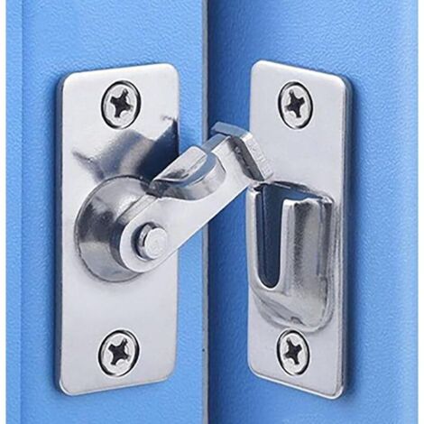 Serrure de porte à angle droit 90 degrés came et fenêtre levier coulissante cadenas chambre poche