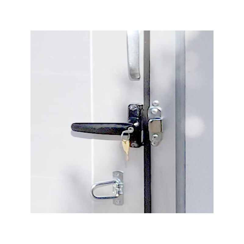 Serrure de porte anti-inondation avec double poignée