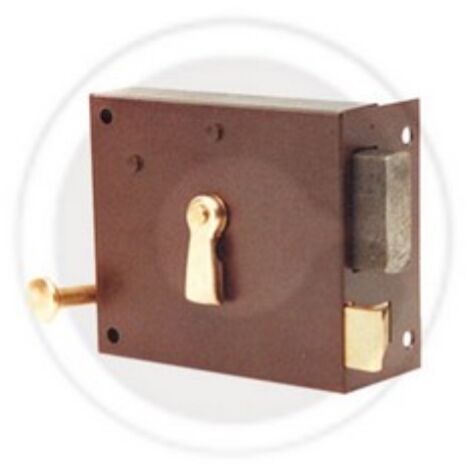 serrure de porte art 175 avec 4 ressorts entrA e droite 50 mm