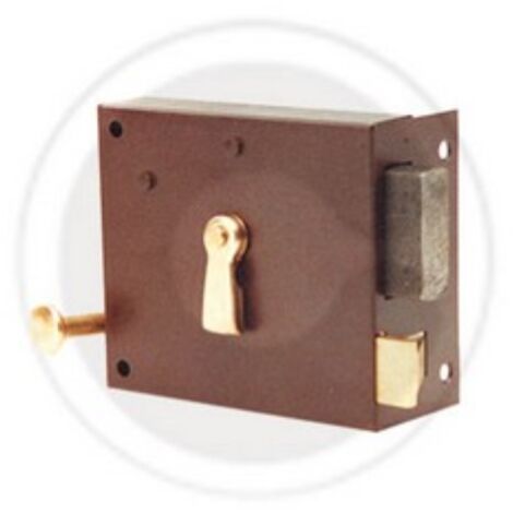 serrure de porte art 175 avec 4 ressorts entrA e droite 60 mm