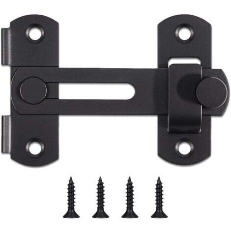 Serrure de porte coulissante de grange, loquets de porte en acier inoxydable, loquet de sécurité à bascule pour armoire à vin, salle de bain, extérieur, garage, fenêtre, jardin, porte de placard