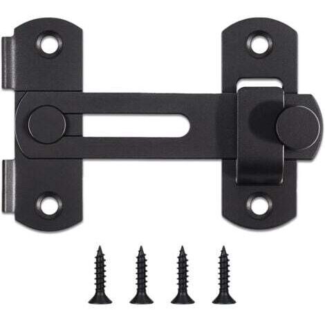 Serrure de porte coulissante de grange, loquets de porte en acier inoxydable, loquet de sécurité à bascule pour armoire à vin, salle de bain, extérieur, garage, fenêtre, jardin, porte de placard