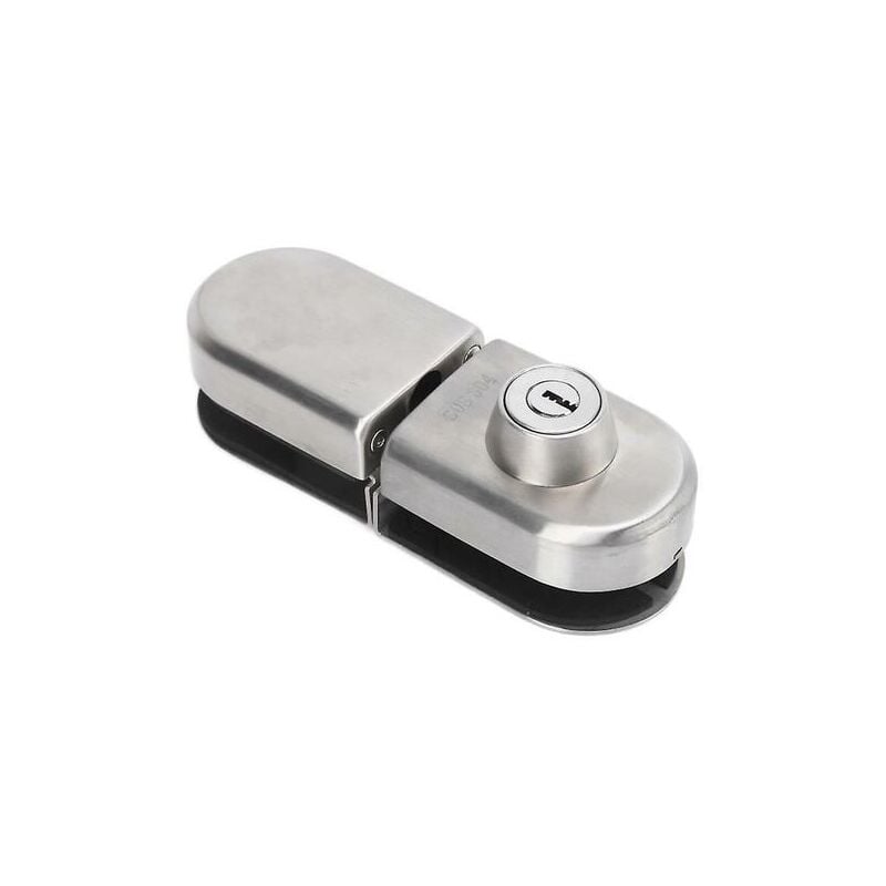 SNQ - Serrure de porte coulissante en verre, cadre de serrure de porte en verre 1012mm, quincaillerie en acier inoxydable Lock