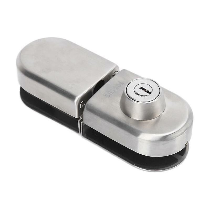 Serrure de porte coulissante en verre, cadre de serrure de porte en verre 1012mm, quincaillerie en acier inoxydable Lock Crea