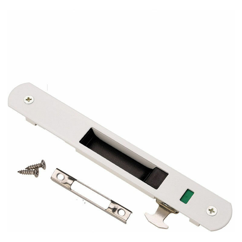 Ensoleille - Serrure de porte coulissante - Garnitures de quincaillerie de verrouillage simple de fenêtre de porte coulissante en acier inoxydable de