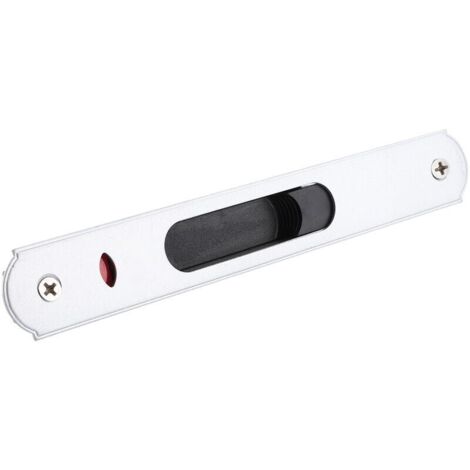 Serrure de Porte Coulissante Moderne pour Fenêtre et Porte Coulissante en Verre, Sécurité à Domicile(Blanc)