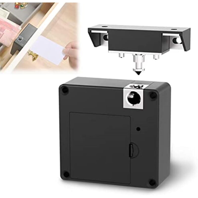 Serrure de porte de casier de classeur, ouverture simple, trois cartes, colle de positionnement