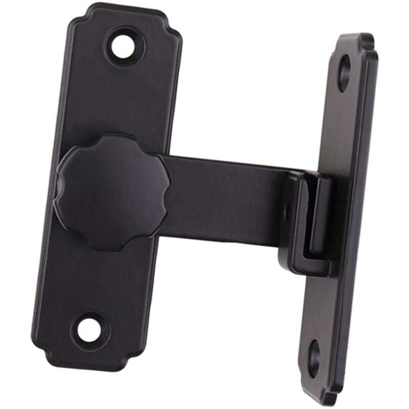 Serrure de porte de grange coulissante à angle droit de 90 degrés, robuste, installation facile, boucle de verrouillage de porte pour fenêtre de