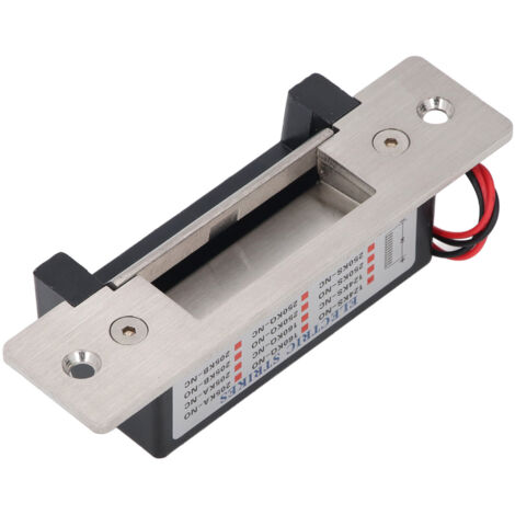 Serrure de porte électrique robuste, sécurité intégrée, DC 12V, pour système de contrôle d'accès, serrures cylindriques