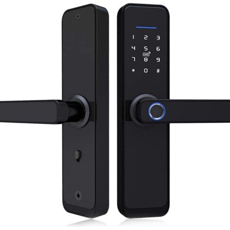 Serrure de porte électronique intelligente, serrure à empreinte digitale, clavier tactile, mot de passe, serrure de porte demaison