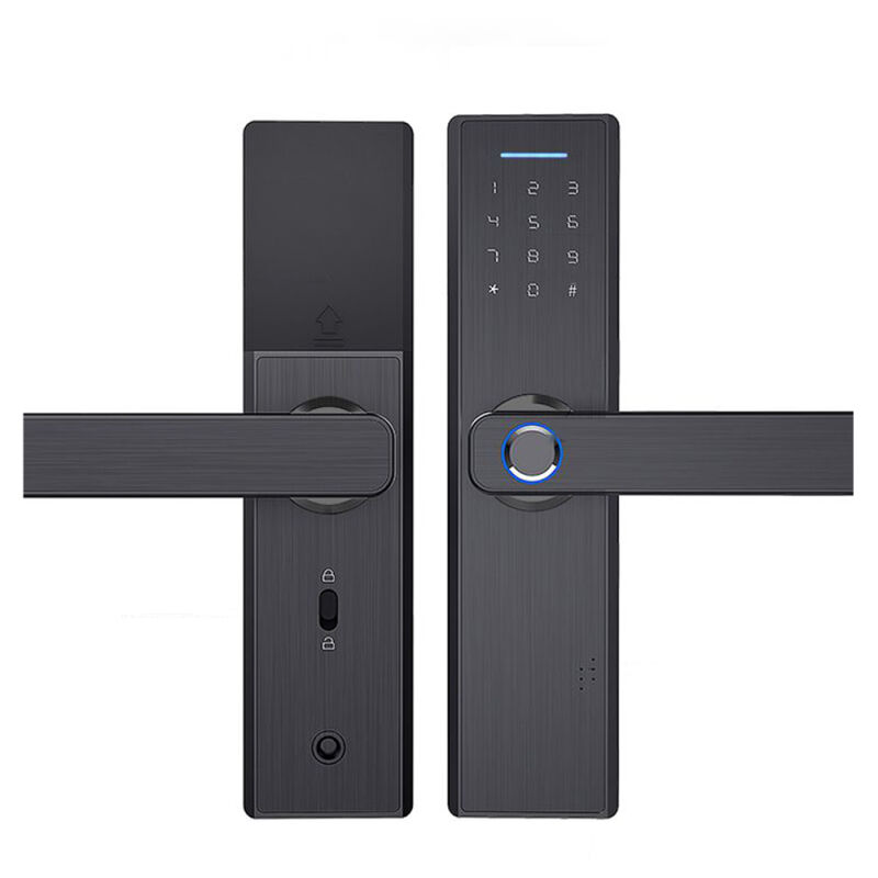 Lifcausal - Serrure de porte électronique WiFi app mot de passe serrure de porte biométrique intelligente d'empreintes digitales serrure de porte