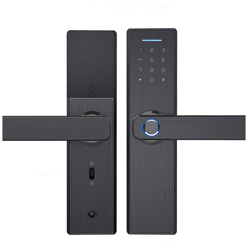 Serrure de porte électronique WiFi app mot de passe serrures de porte biométriques intelligentes à empreintes digitales serrure de porte d'htel à