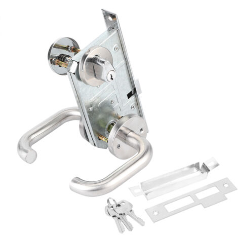 Serrure de porte en acier inoxydable pour sortie de secours et couloir