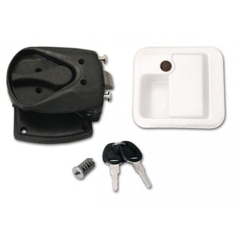 Serrure de Porte Extérieure FAP M1 CEE Blanche – Sécurité Camping-Car
